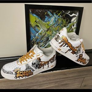 Nike Air Force 1 custom King Midas